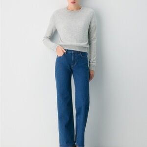 Denim Forum Blue Straight Leg Jeans